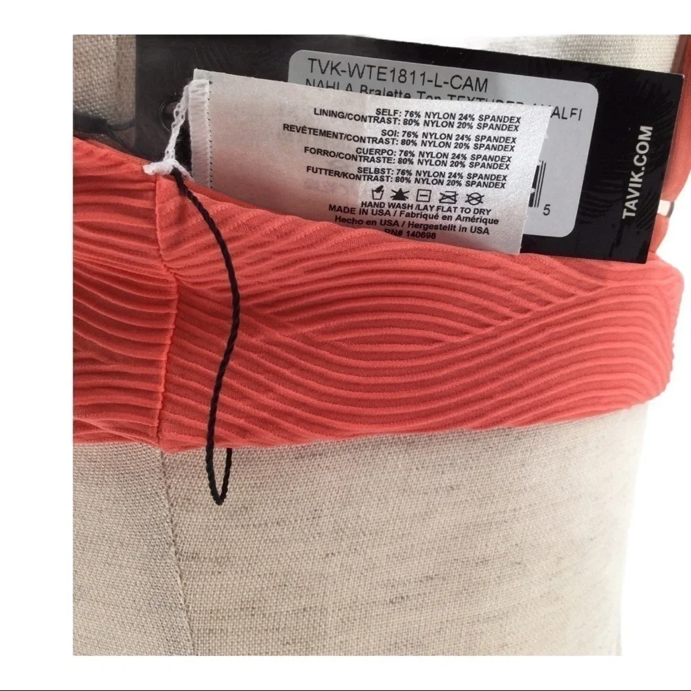 Tavik Camillia Nahla Bralette‎ Texture Swim Top
